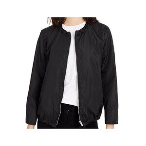 Marella Sport $325 Impari Black Windbreaker Jacket Size: 4 NWT
